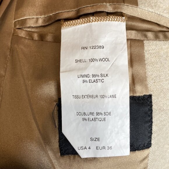 THE ROW Wool Blend Notch Lapel Single Breasted Blazer - Picture 7 of 9